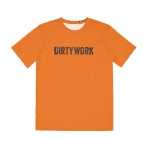 DIRTY WORK Performance Tee - Dri Fit - Safety Orange