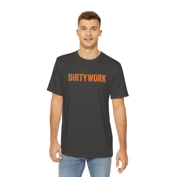 DIRTY WORK Performance Tee - Dri Fit - Black - Image 2